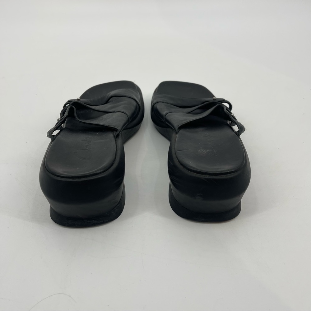 Clark’s, Womens, wedge  size 7M good condition black Preowned - Picture 3 of 5